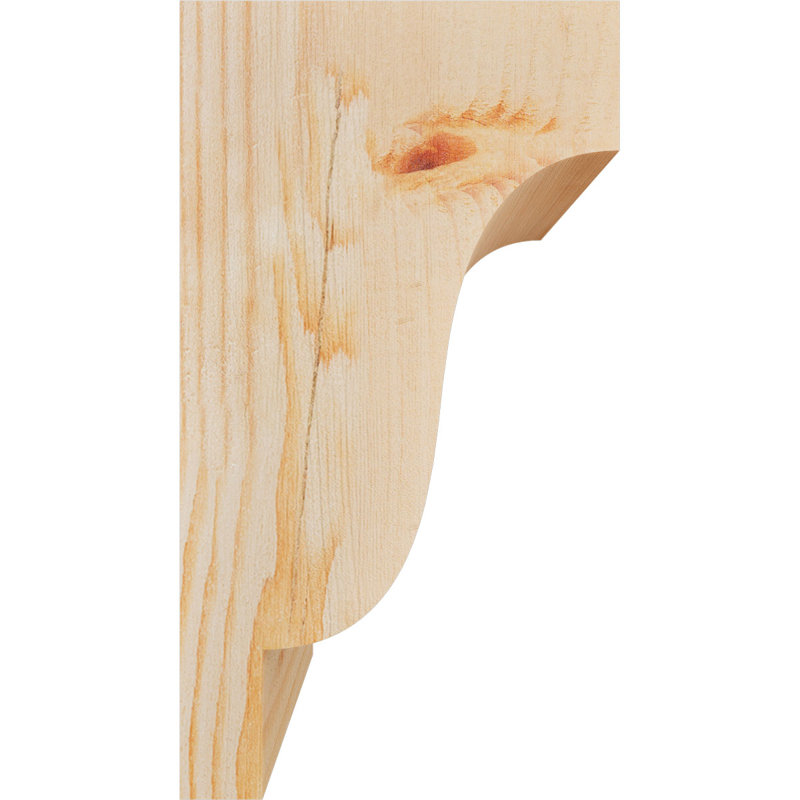 Newport Corbel, H 10 po x l 5,5 po x P 6 po, Sapin de Douglas, Lisse