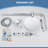52"H Wall Mounted 304 Stainless Steel Rust-free Outdoor Shower with Handheld Shower with 10-Inch Rainfall Shower Head-87940859