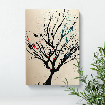The Delightful Tree Abstract - Wrapped Canvas