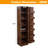 Walnut Freestanding Pantry Cabinet with Adjustable Shelves