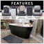 Luxury Zero Twist Bath Mat Set 2 Piece Plush Microfiber Bathroom Rug & Pedestal Mat Non Slip Absorbent Washable-401884408