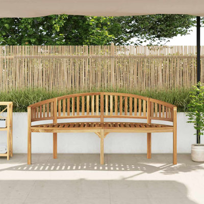 Bananier en bois de teck massif 70,9 po
