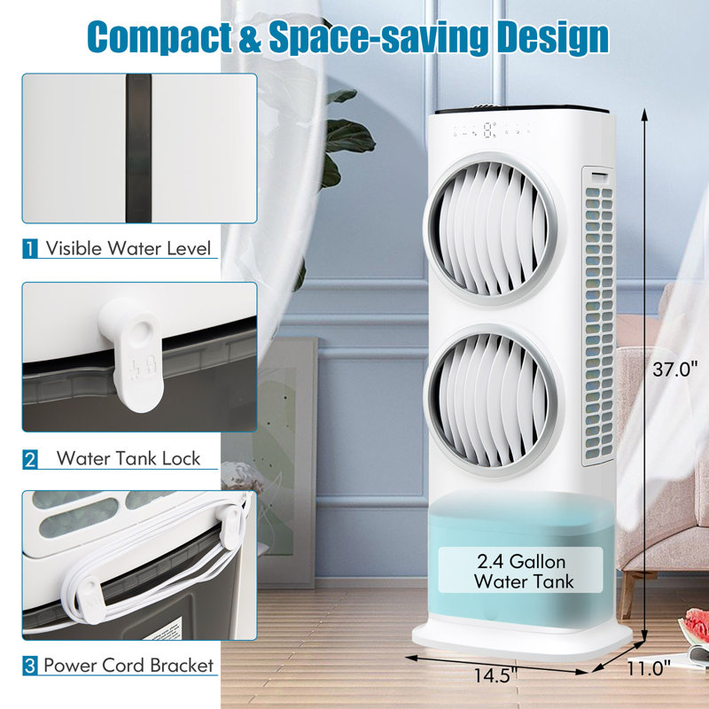 Costway 763 Portable Evaporative Cooler