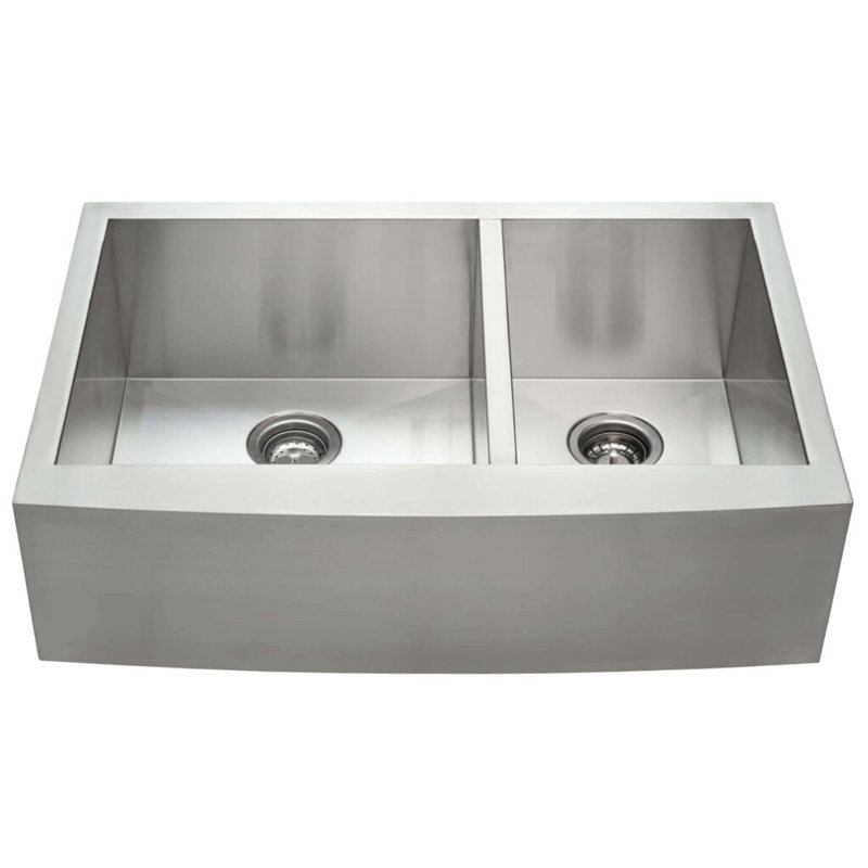 Évier de cuisine en acier inoxydable calibre 16, 2, H 10 po x l 33 po x P 22 po
