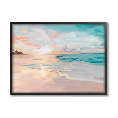 «Abstract Beach Sunset» par Amelia Noyes