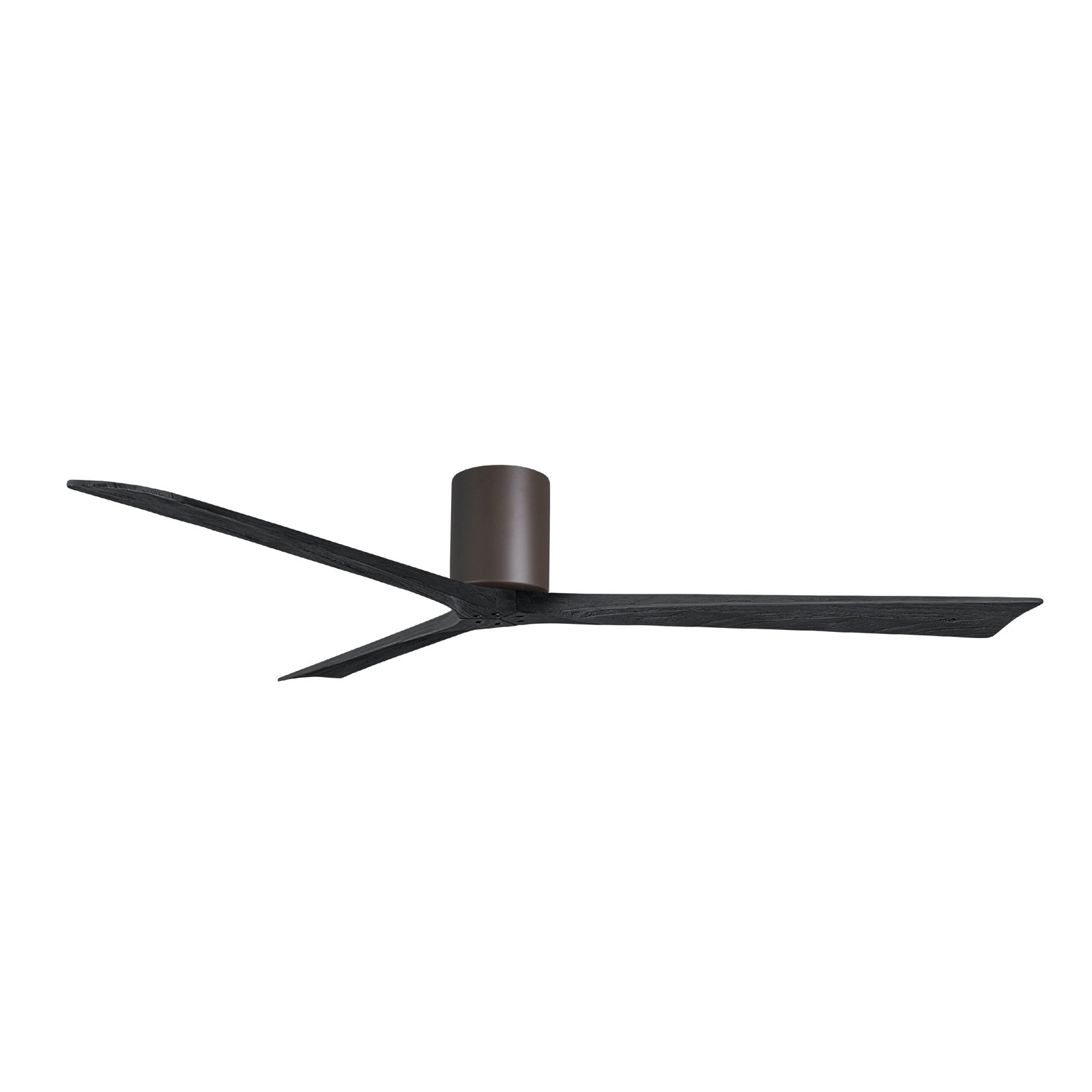 Olivier 3 Blade Ceiling Fan, Textured Bronze, Matte Black, 72"