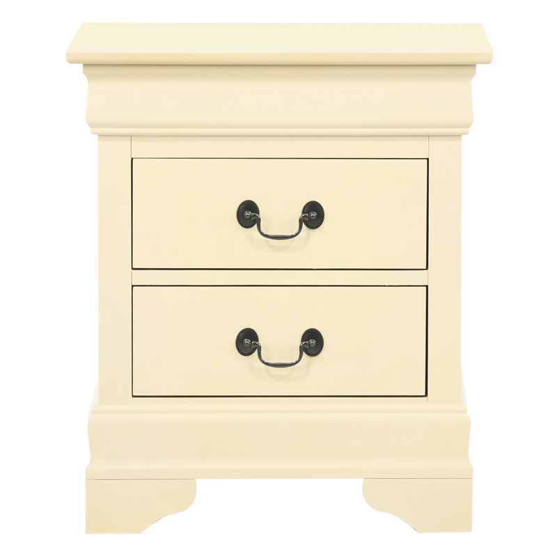 Table de chevet Nanhey, Beige