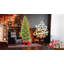 Arbre de Noël mince de 7 pi avec 400 lumières DEL blanc chaud - 1180 pointes PE + PVC-1067072188