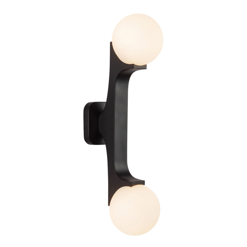 Briar 22-in Gold Wall Sconce, Matte Black