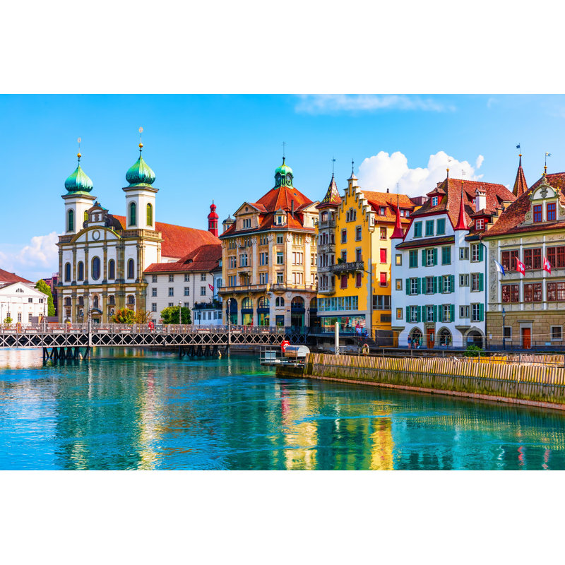 Old Town Architecture - Photographie sur toile tendue, H 32 po x l 48 po