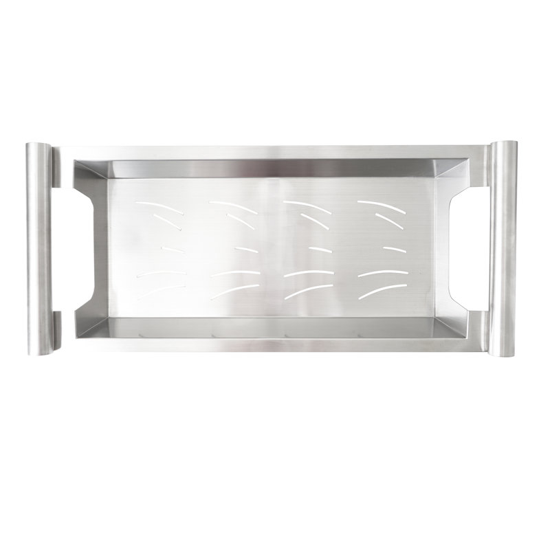 Boann Stainless Steel Over The Sink Strainer, 4" H x 19.8" W x 8.5" D 
