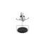 Black Orchid Demitasse Set with Stand