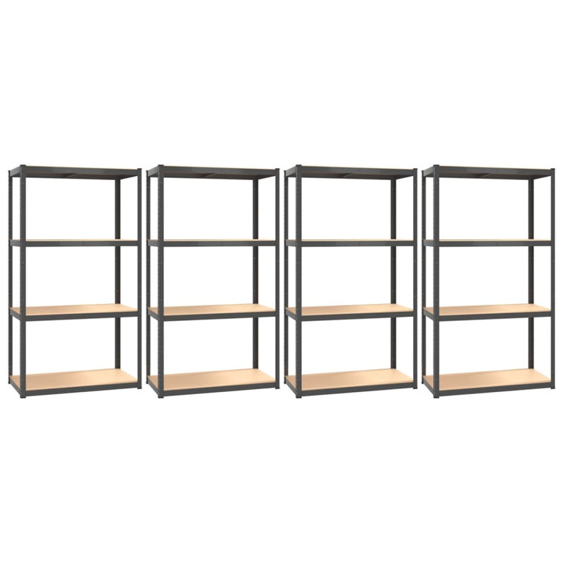 Positano Steel Shelving Unit, 80 x 40 x 160 cm, Blue