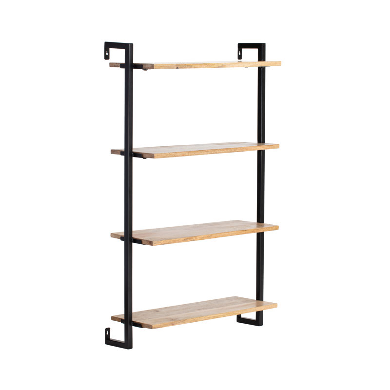 Castanedo Mango Recessed Shelf, Natural