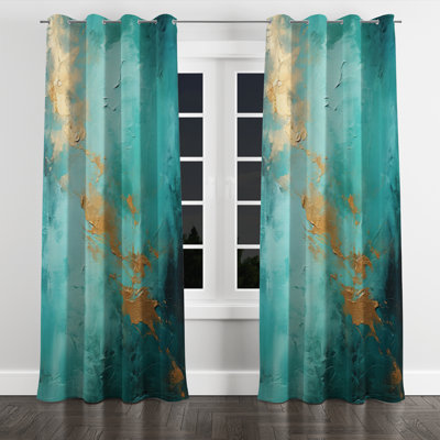 Avasophia - Modern Velvet Grommet Curtain - Room Darkening - 1 Panel