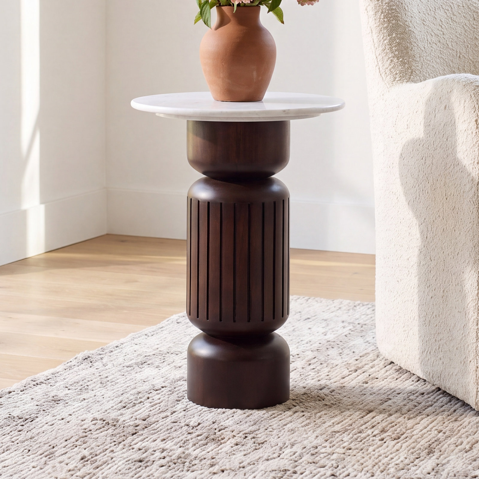 17" Mango End Table