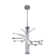 Dittrich 16 - Light Dimmable LED Sputnik Modern Linear Chandelier