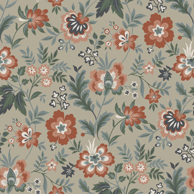 Ainslee Floral Roll