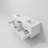60" Wall-Mounted Double Bathroom Vanity Set-82339535-82339536
