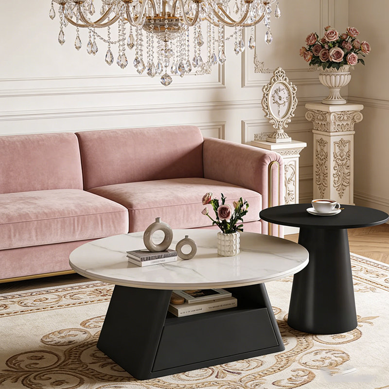 Woodbine, Blanc / noir / gris clair, Noir, 15.74" H x 35.43" L x 35.43" W