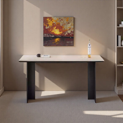 Bureau d'écriture Simple Design Rock Slab