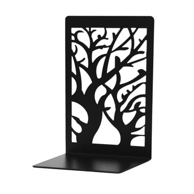 Stamped bookshelf Metal Hollowed Out Stamping Tree Shaped Decoration Iron Art Book Stall Desktop Storage Book Clip Stationery