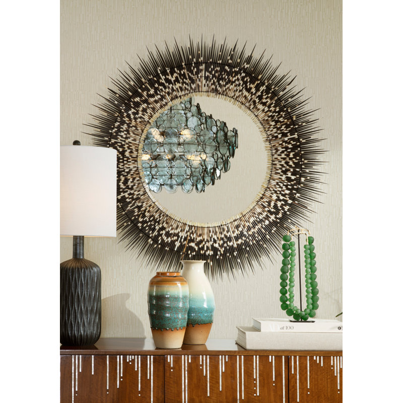 Genuine Quill Accent Mirror, 43" x 43"