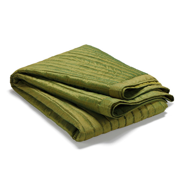 Iconium Polyester Solid Colour Bedspread, 180 x 270 cm Bedspread, Grass