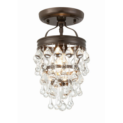 Plafonnier semi-encastré 1 lumière 7,25 po Freddy