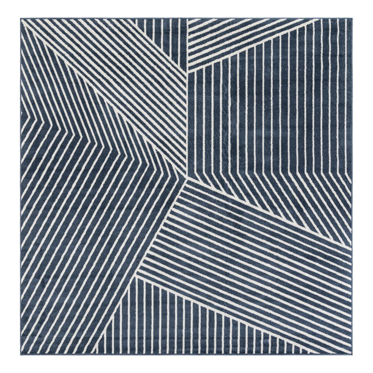 Latitude Run® Orkla Nikolis Rug Blue