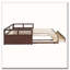 Lit de jour en bois avec lit gigogne et deux tiroirs de rangement, lit de jour extensible-1920349324