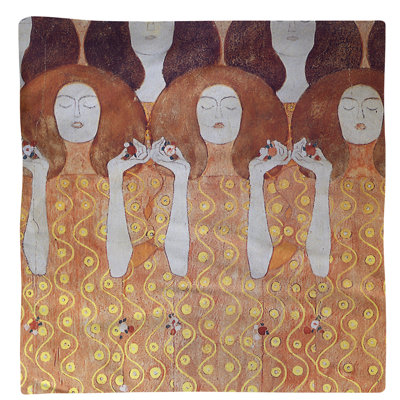 Gustav Klimt Cotton Square Napkin