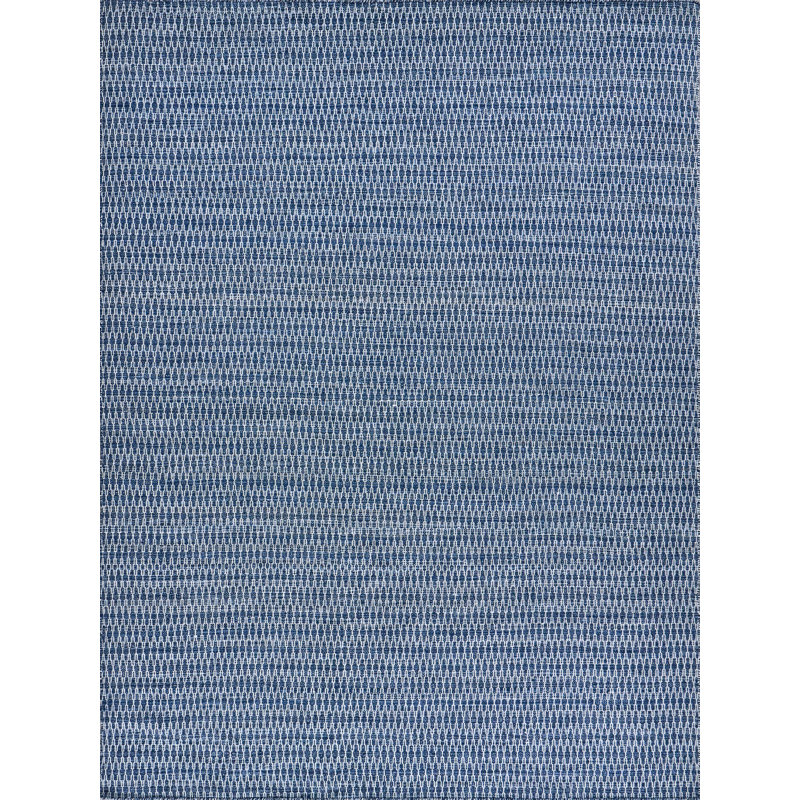 Florence Geometric Area Rug in Navy, Rectangle 2' x 3'