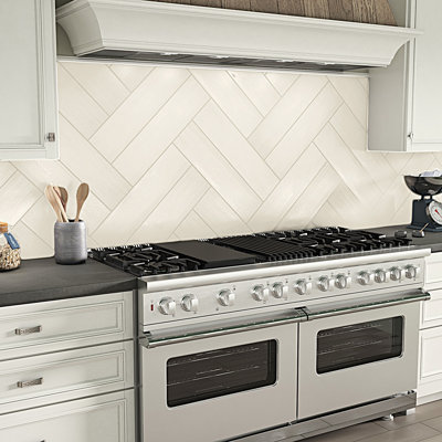 Refinery Semi-Polished 6'' W x 24'' L Porcelain Singular Tile