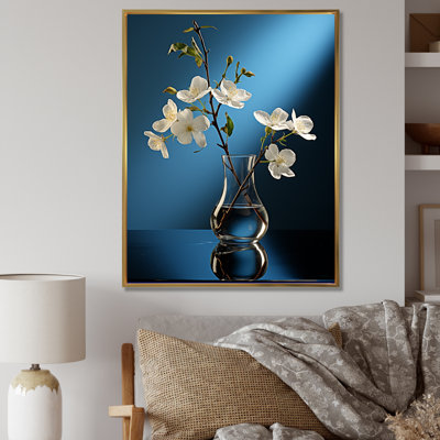 Perle pureté vase nature morte III - impression