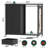 Gourley 5 Drawer LED Dresser with Mirror and Charging Station-1564305020
