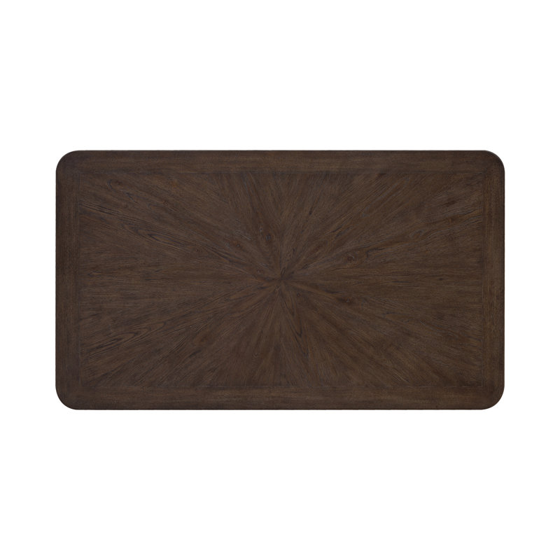 Chimney Smoke Rectangular Wood Cocktail Table with Storage
