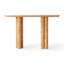 Console Mid-Century moderne en bois manufacturé Burlywood-1078760756