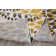 Floral Yellow/Dark Gray/Ivory Area Rug