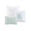 Housse de couette double - 100% coton avec broderie corail intrigante et bordure bordée d'un ravissant-120944748