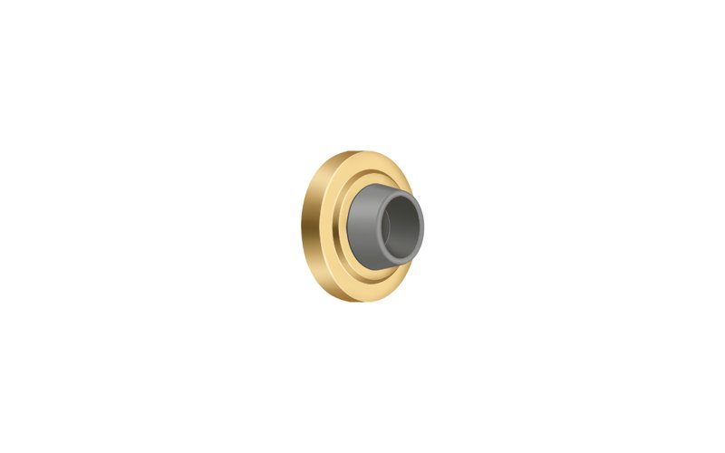 Door Stop, PVD Polished Brass