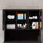 Armoire de salle de bain inclinable - noire. Fabriqué avec E1,. Capacité de charge de 150 lb. Économisez de l'espace grâce aux tablettes réglables. Gardez le linge dans des sacs amovibles. Poignée carrée simple mais élégante. Enduit brillant-1211989693-1211989683
