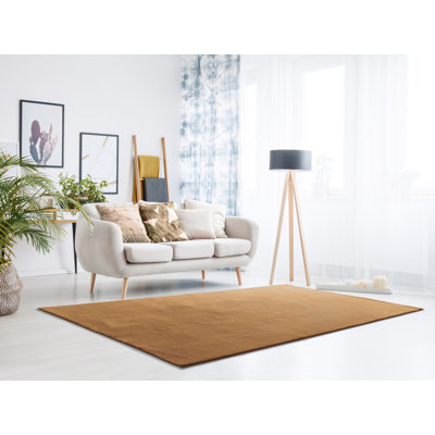 Sydow Solid Colour Machine Tufted Shag Area Rug