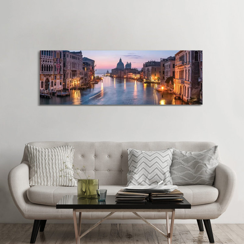 Grand Canal In Venice, Italy by Jan Becke - Wrapped Canvas Panoramic Gallery-Wrapped Canvas Giclée, 182.88 cm H x 60.96 cm W