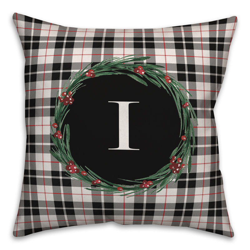 Checkered Throw Pillow, I