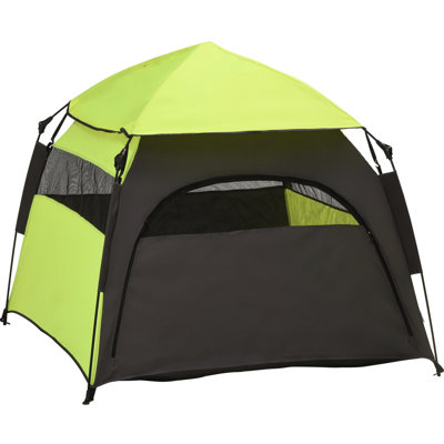 Tente de camping portable pour chiens de très grande taille, avec sac de transport - Races intérieures spacieuses, installation rapide