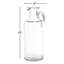 Quebec 10'' Glass Decorative Bottle