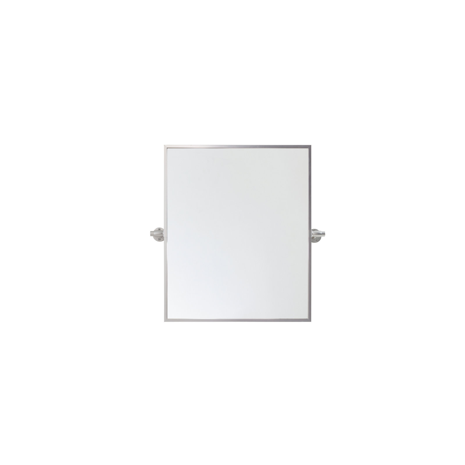 Belfield Metal Wall Mirror, Silver, 24" x 20"