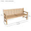 Classic 4-Seater Teak Garden Bench