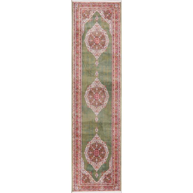 Tapis floral Kirsti, Tapis de couloir 3 pi x 12 pi